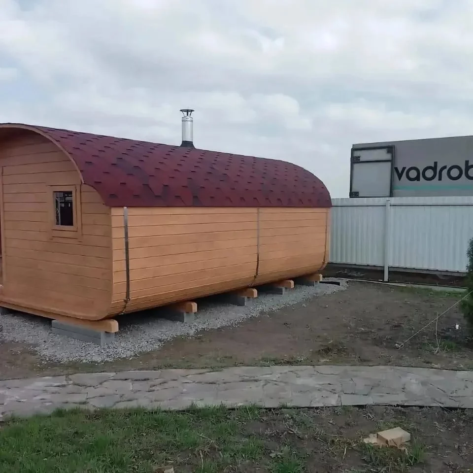 Баня Квадроовал 6/4 метра