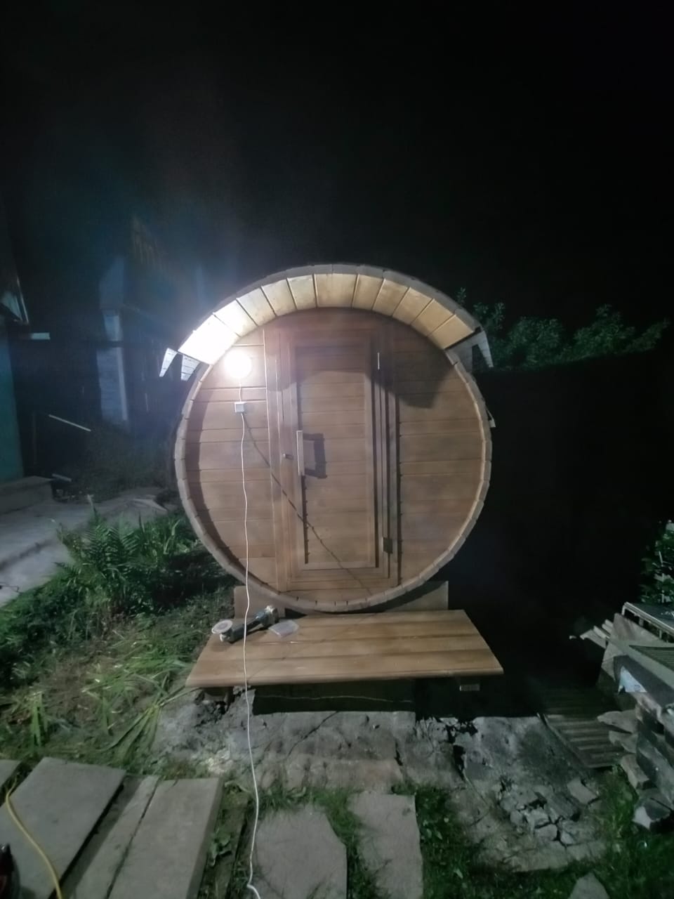 Баня бочка 3,5 метра