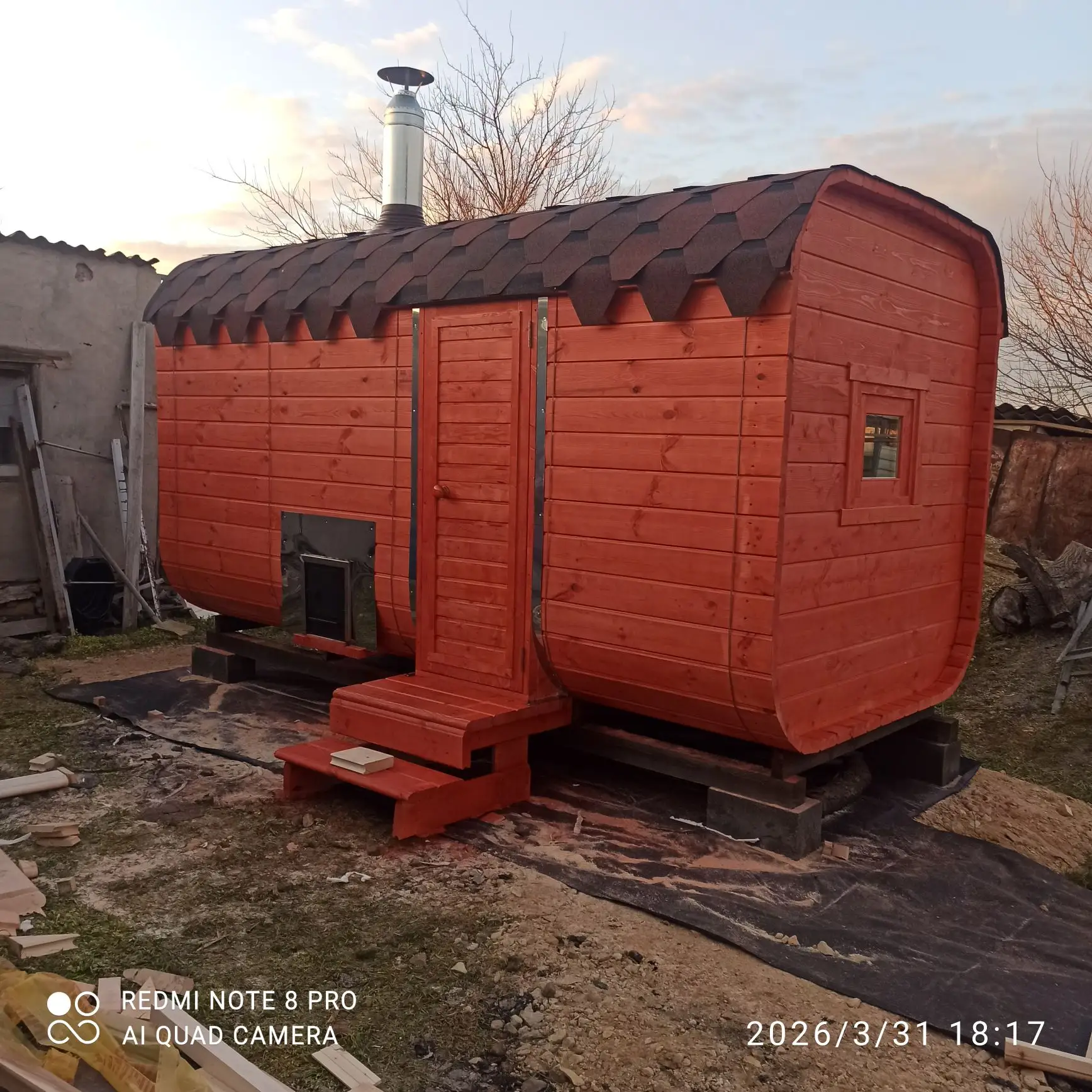 Баня Квадро 4 метра